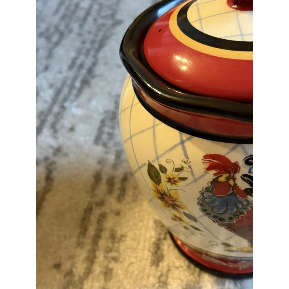 Julie Ueland Chanticleer Rooster Canister 9